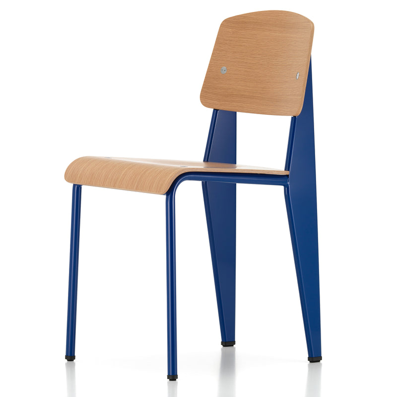 Vitra - Prouvé Standard Stuhl | Prouvé Bleu Marcoule / Eiche hell