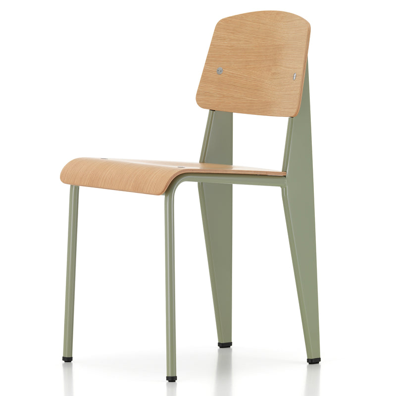 Vitra - Prouvé Standard Stuhl | Prouvé Gris Vermeer / Eiche hell