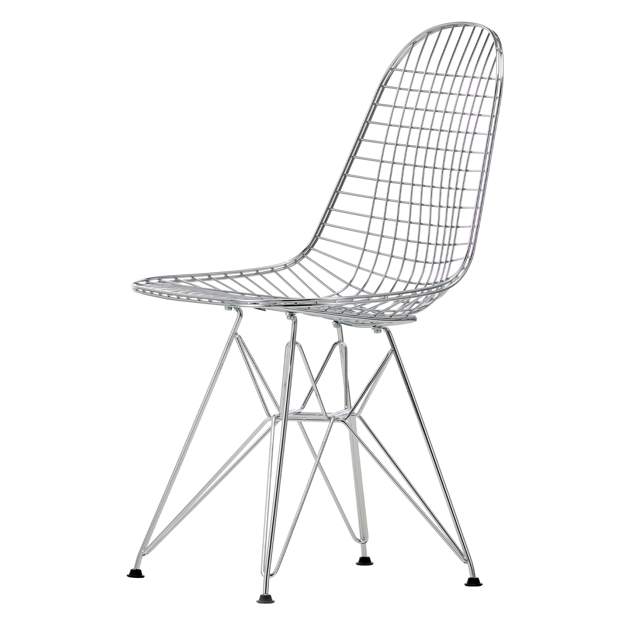 Vitra - Wire Chair DKR | Filzgleiter basic dark / verchromt