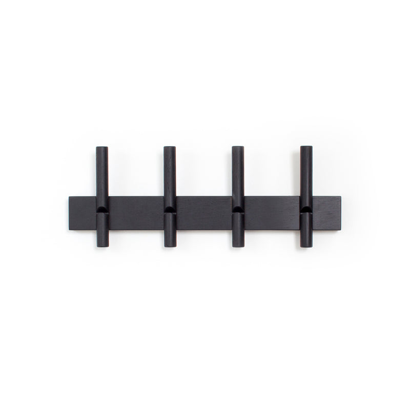 We Do Wood - Roon &amp; Rahn Reces Wandgarderobe | 48 cm / Eiche/schwarz
