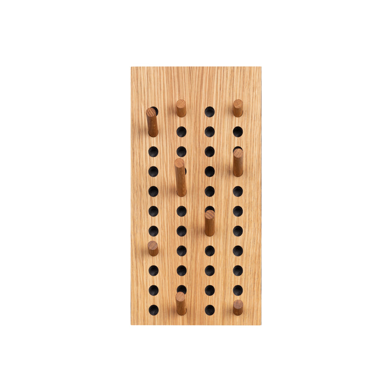 We Do Wood - Scoreboard Garderobe | vertikal / small / Eiche natur