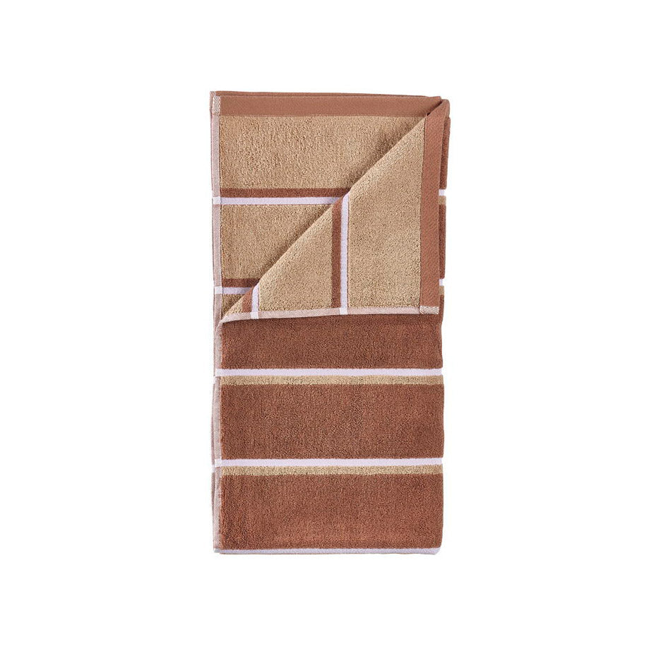 Zone Denmark - Handtuch Sauna | Terracotta/Camel/Lupine