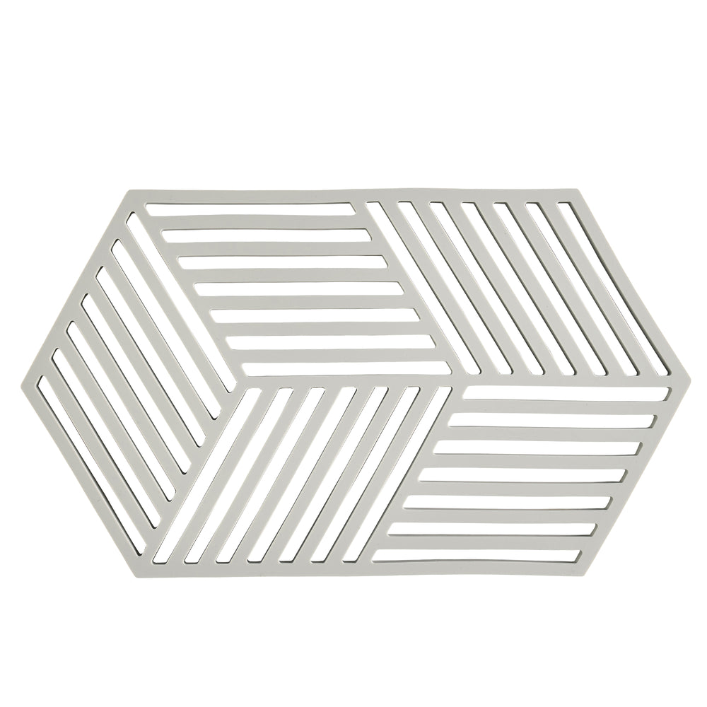 Zone Denmark - Hexagon Untersetzer | large / warm grey
