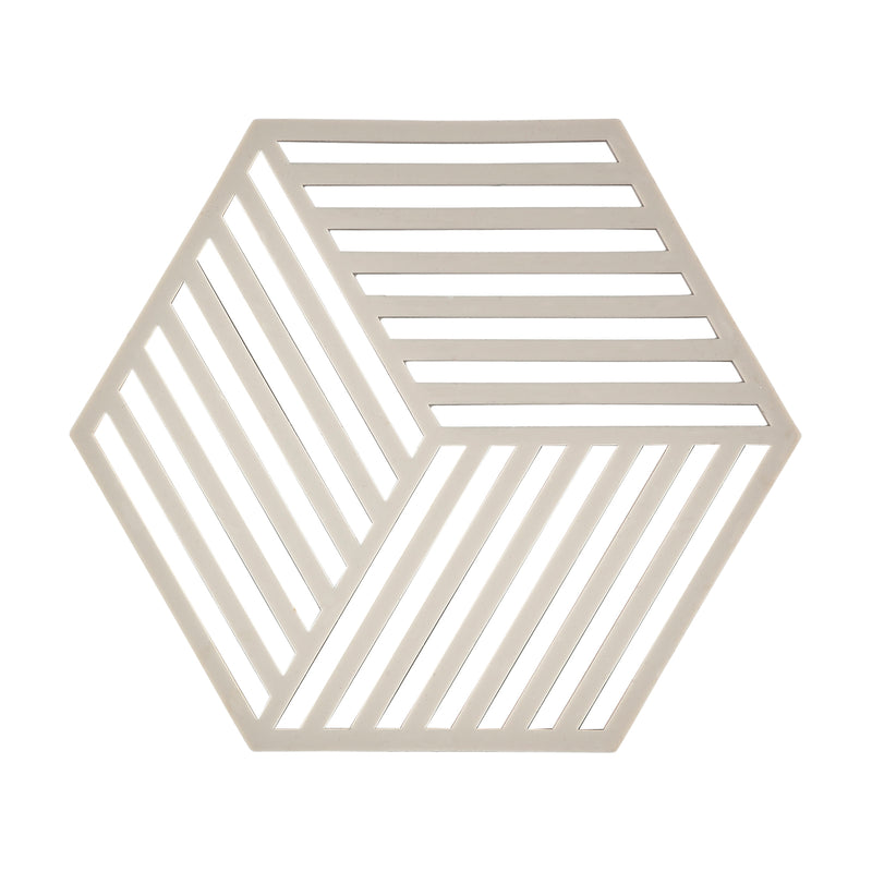Zone Denmark - Hexagon Untersetzer | normal / warm grey