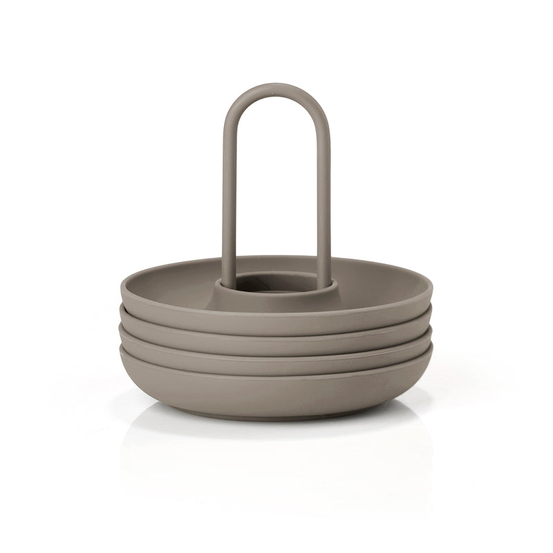 Zone Denmark - Singles Eierbecher mit Halter | taupe