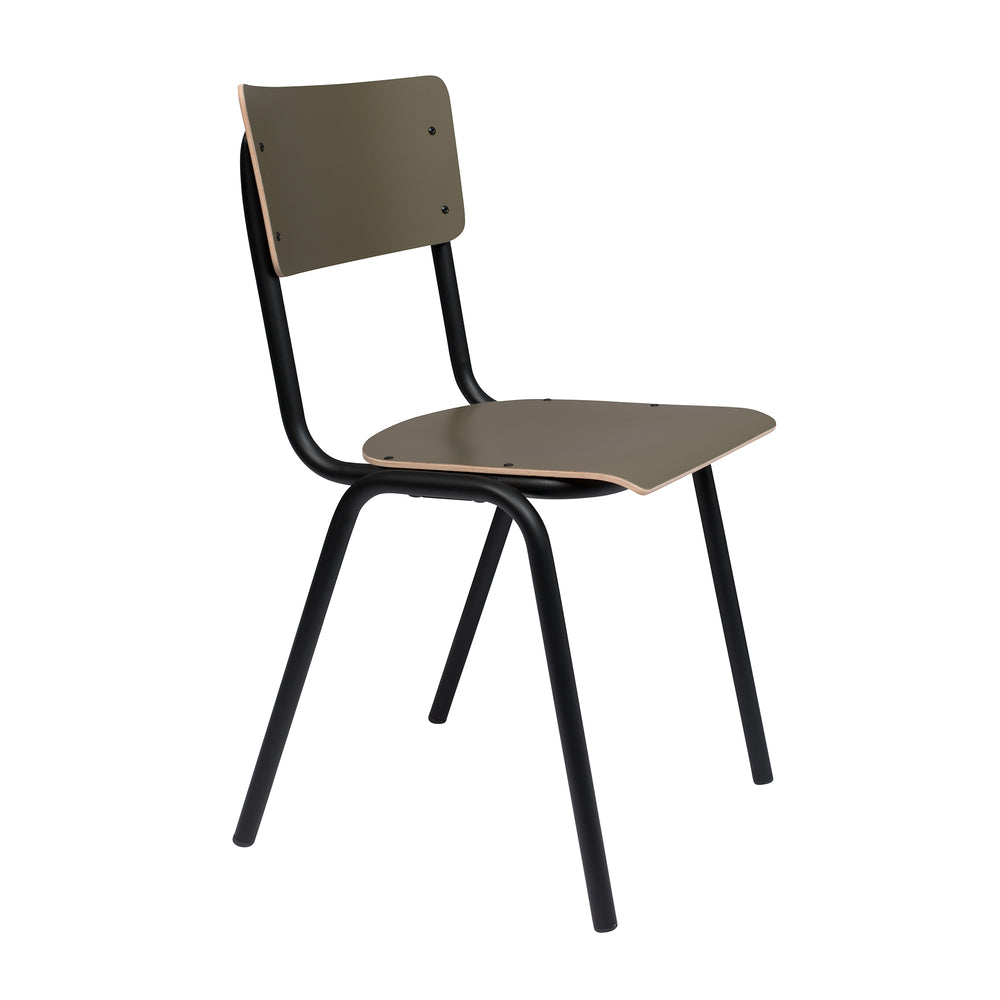 Zuiver - Back to School Stuhl | olive matt
