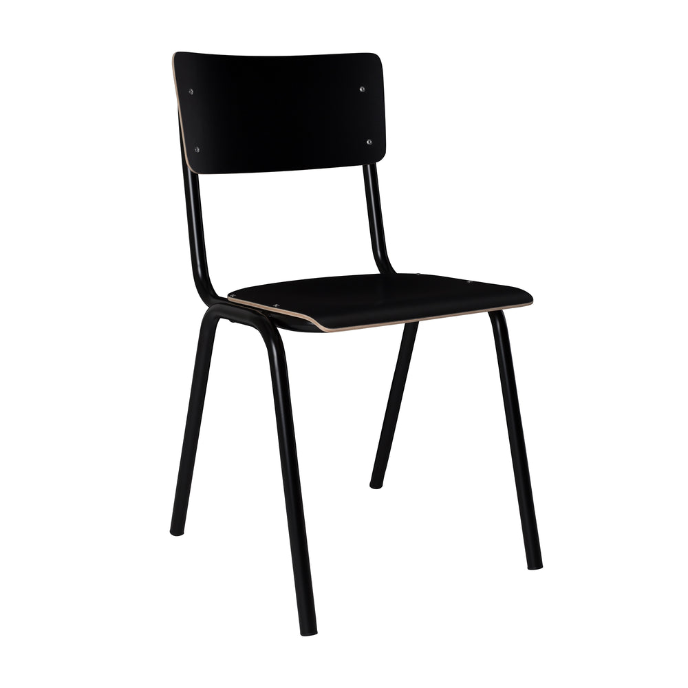 Zuiver - Back to School Stuhl | schwarz