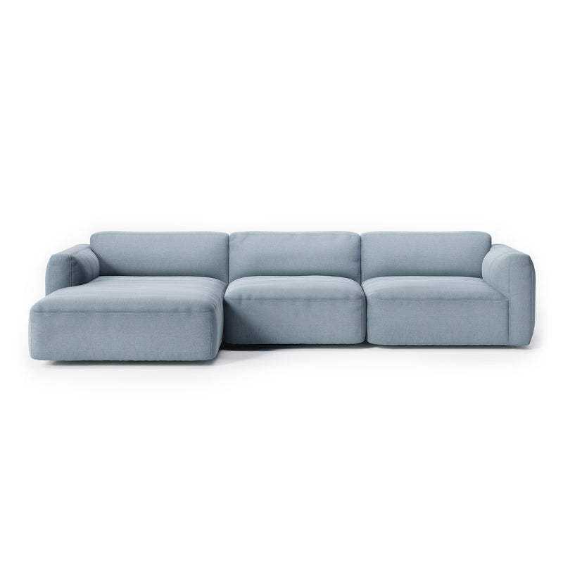 &amp;Tradition - Develius Mellow Sofa | Cifrado 0741 / Konfiguration E / Blau