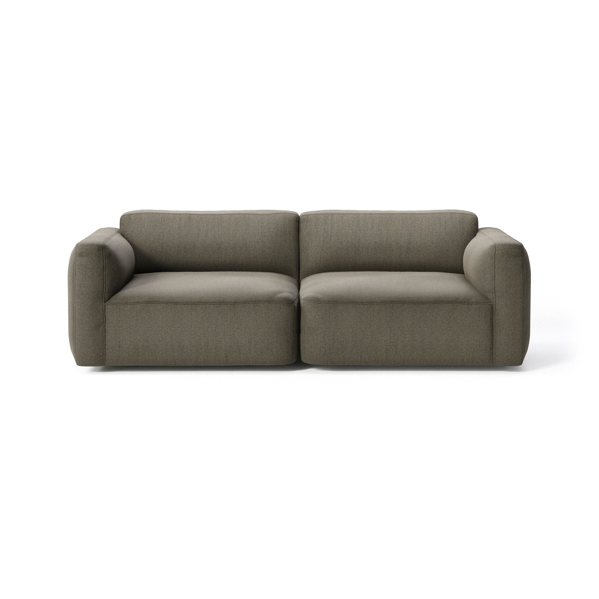 &amp;Tradition - Develius Mellow Sofa | Barnum 08 / Konfiguration A / Graugrün