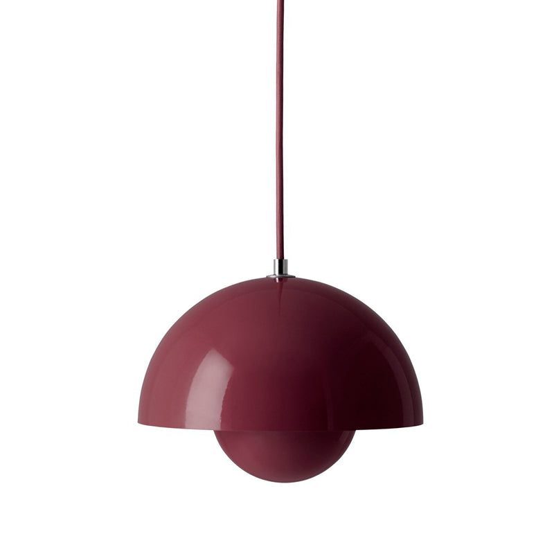 &amp;Tradition - FlowerPot Pendelleuchte VP1 (farbig) | dunkle pflaume