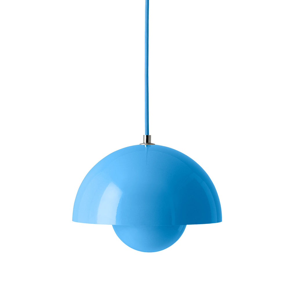 &amp;Tradition - FlowerPot Pendelleuchte VP1 (farbig) | swim blau