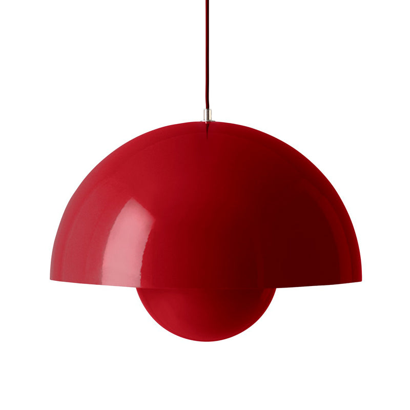 &amp;Tradition - VP2 FlowerPot Pendelleuchte | zinnoberrot