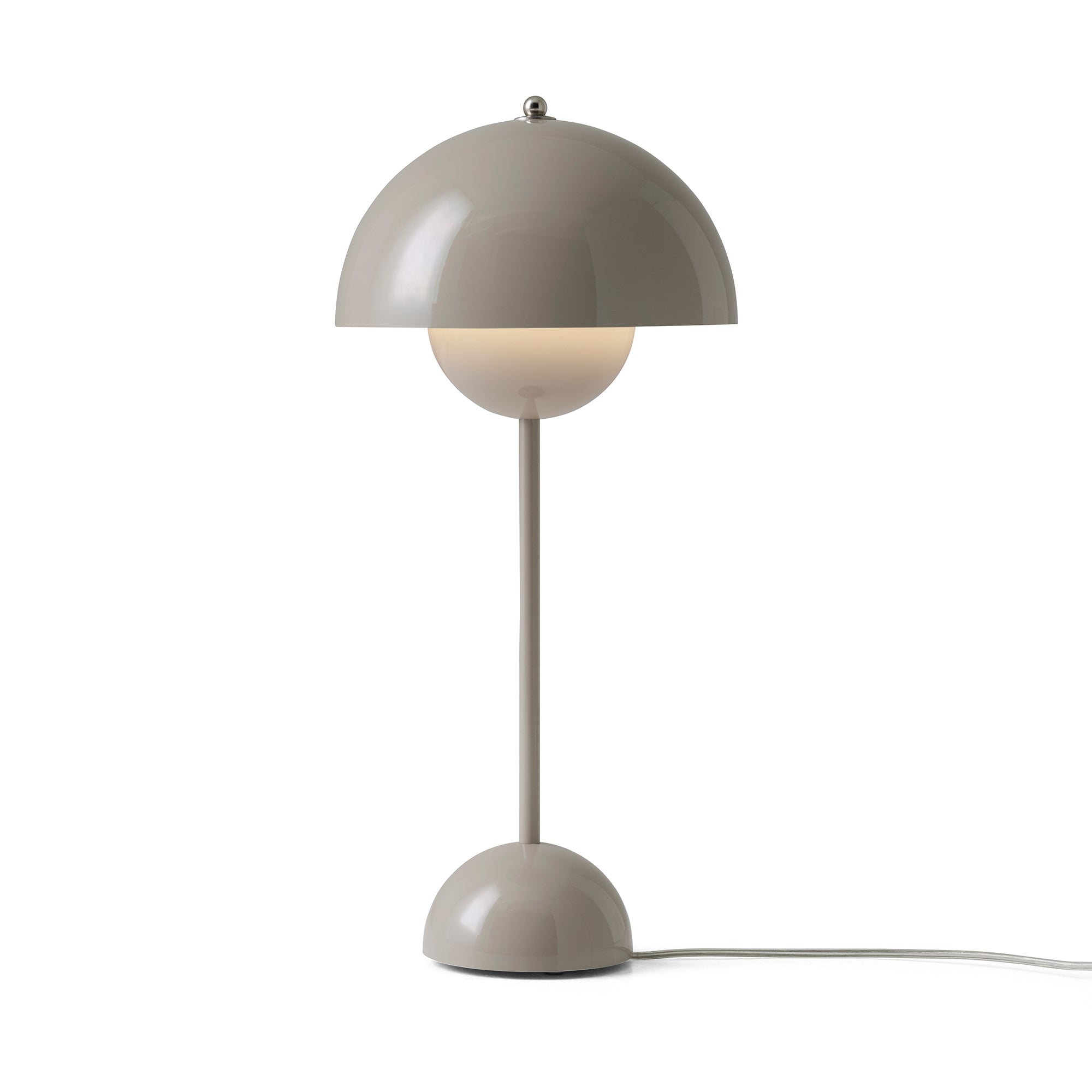 &amp;Tradition - FlowerPot Tischleuchte VP3 | grau-beige