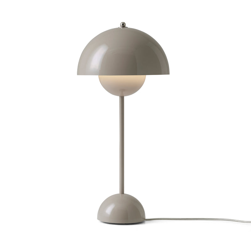 &amp;Tradition - FlowerPot Tischleuchte VP3 | grau-beige