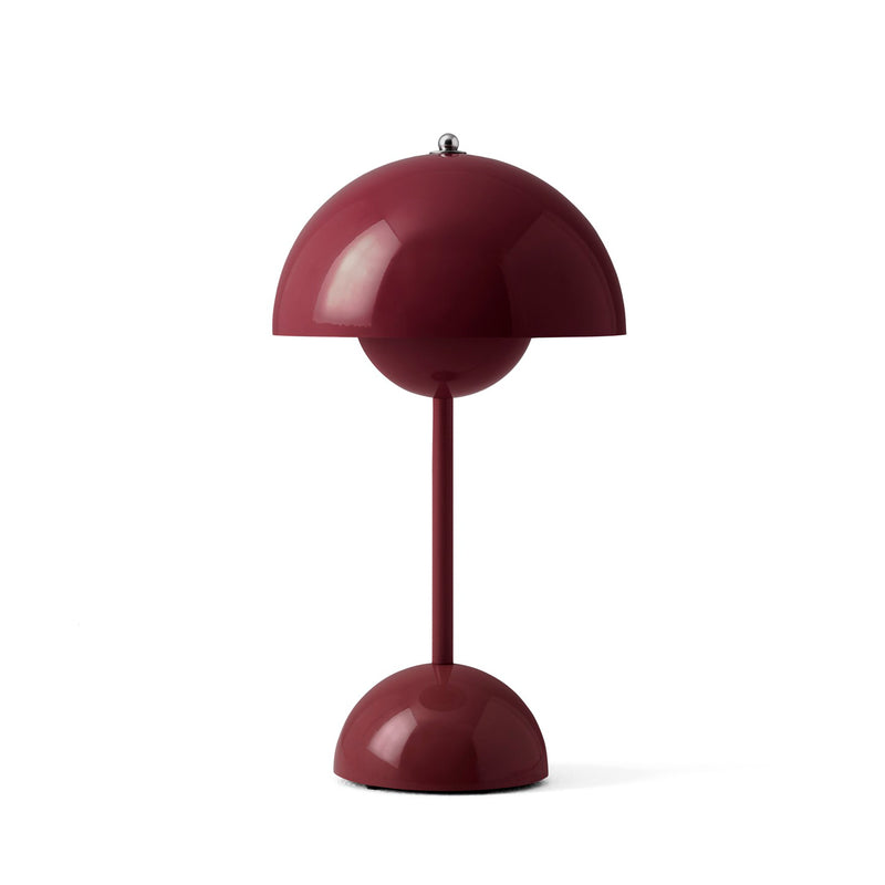 &amp;Tradition - Flowerpot Akku Tischleuchte VP9 | dunkle pflaume