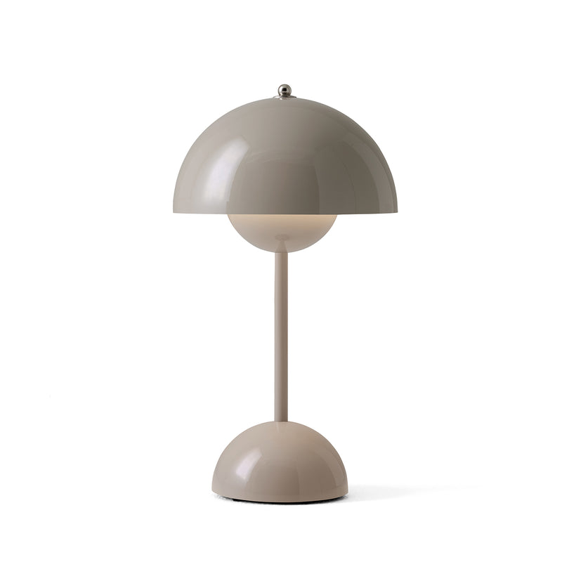 &amp;Tradition - Flowerpot Akku Tischleuchte VP9 | grau-beige