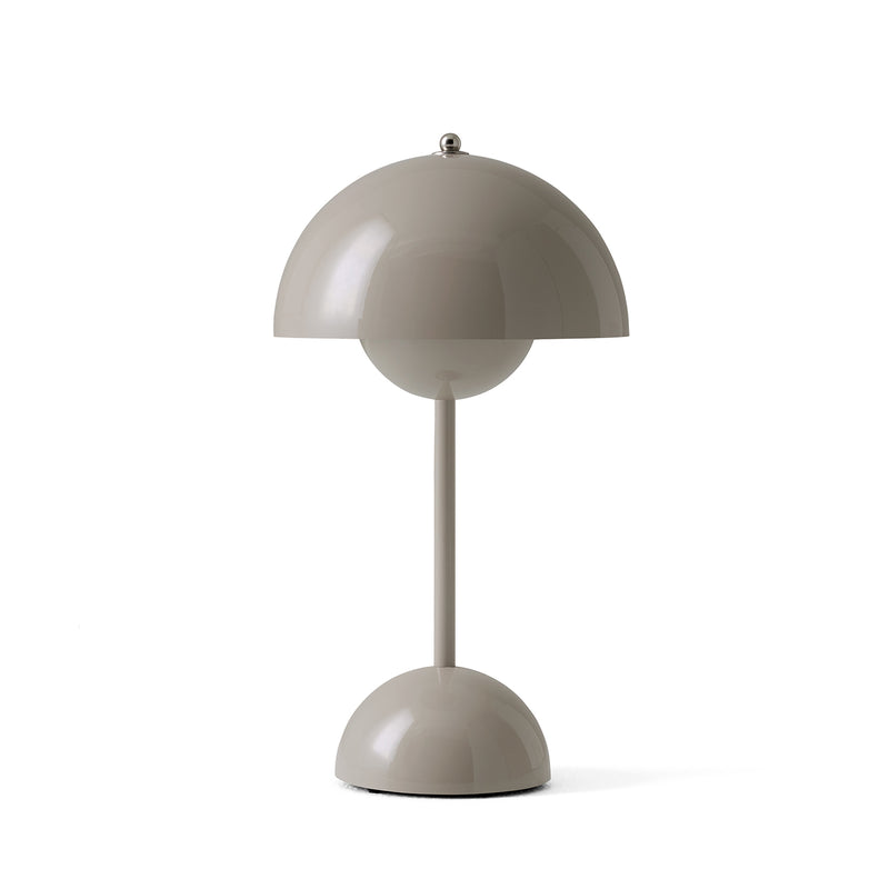 &amp;Tradition - Flowerpot Akku Tischleuchte VP9 | grau-beige