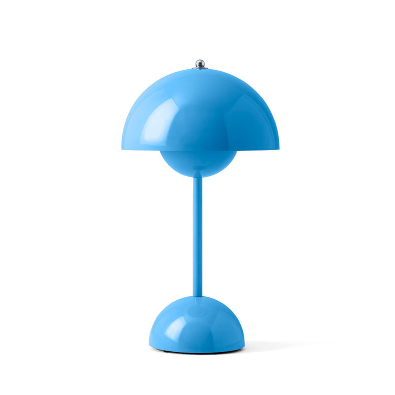 &amp;Tradition - Flowerpot Akku Tischleuchte VP9 | swim blau
