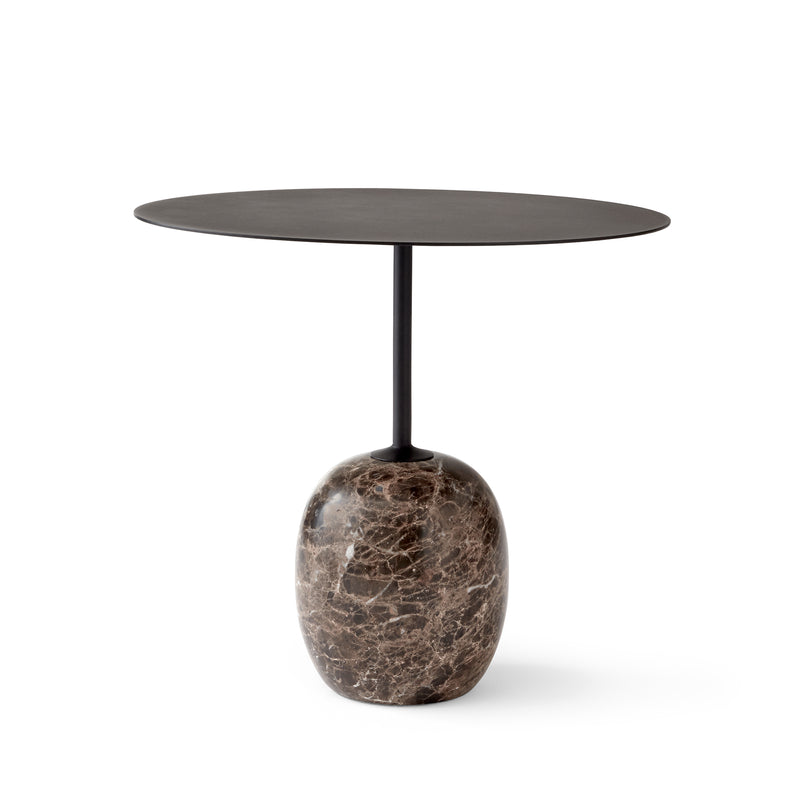 &amp;Tradition - Lato Beistelltisch | oval 40 x 50 cm / schwarz