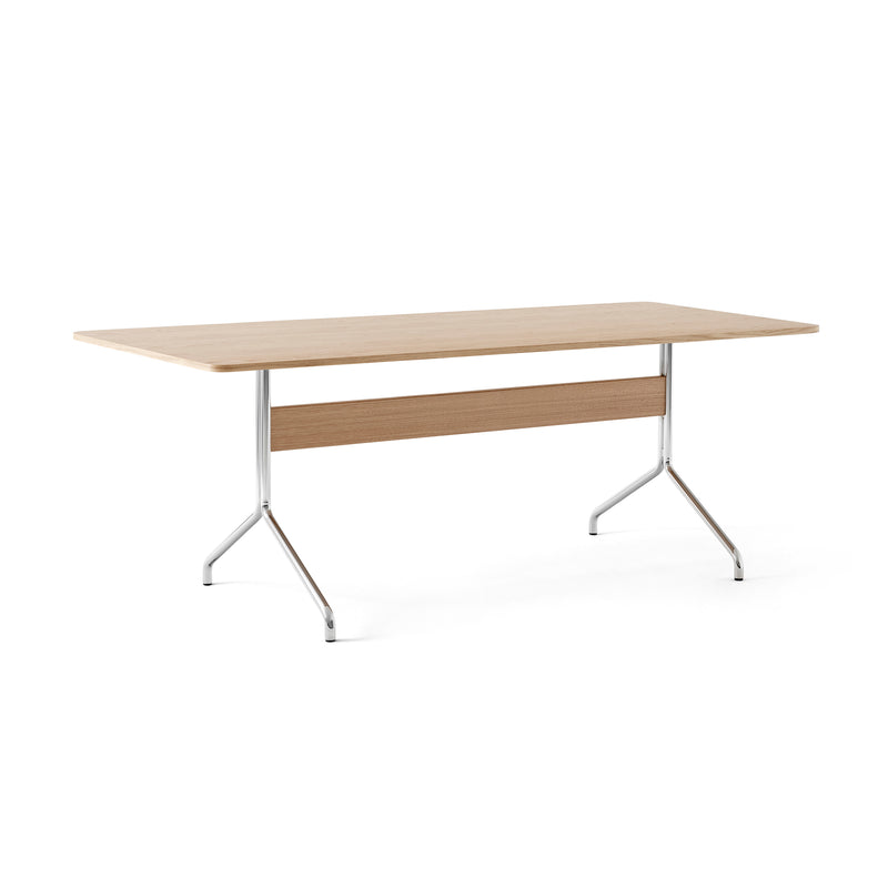 &amp;Tradition - Pavilion Dining Esstisch | 200 x 90 cm / Eiche / verchromt