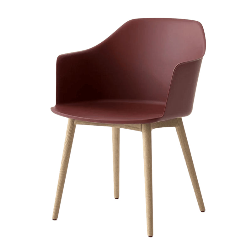 &amp;Tradition - Rely Armchair HW76 | rotbraun / Eiche