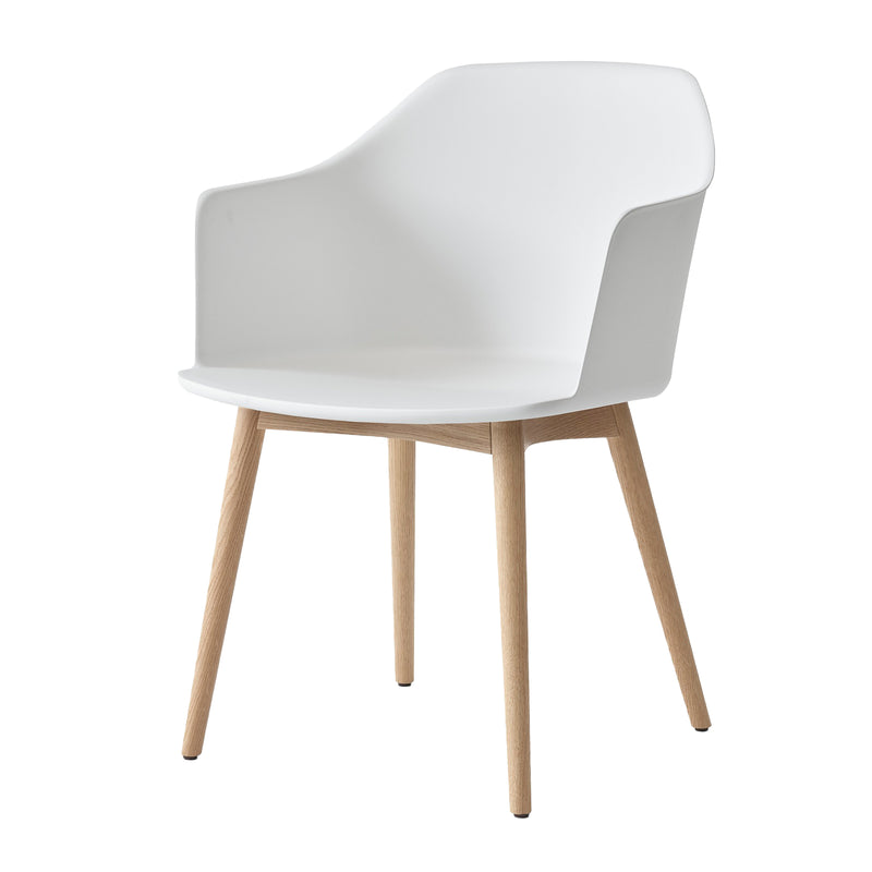 &amp;Tradition - Rely Armchair HW76 | weiß / Eiche
