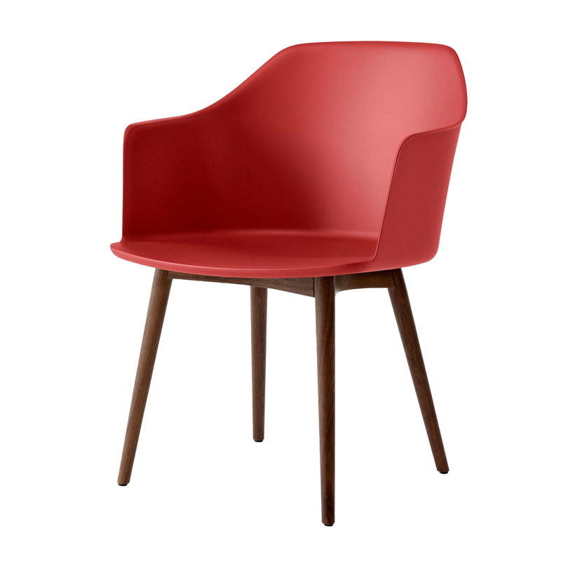 &amp;Tradition - Rely Armchair HW76 | zinnoberrot / Walnuss