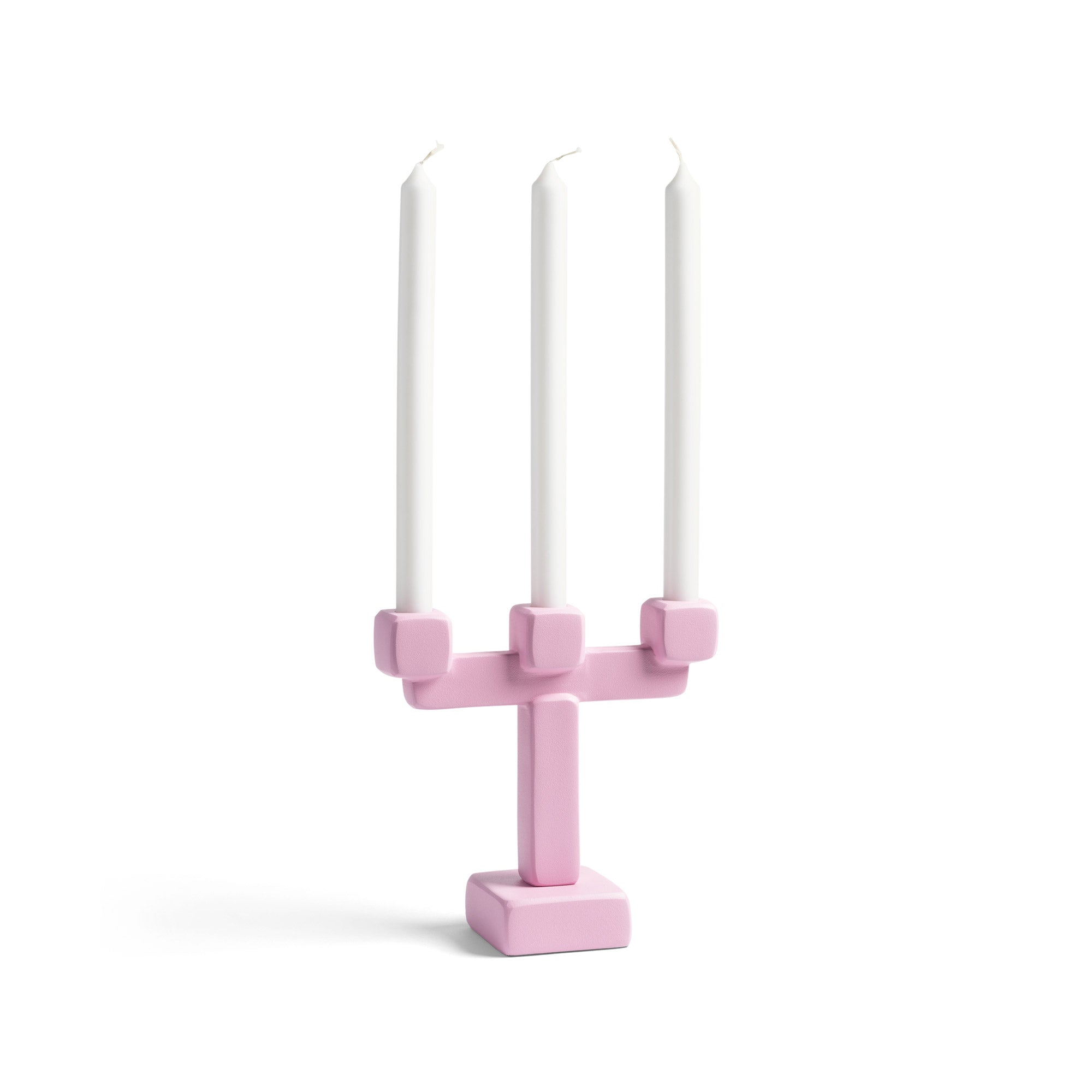 &amp;klevering - Chunk Kerzenhalter | pink