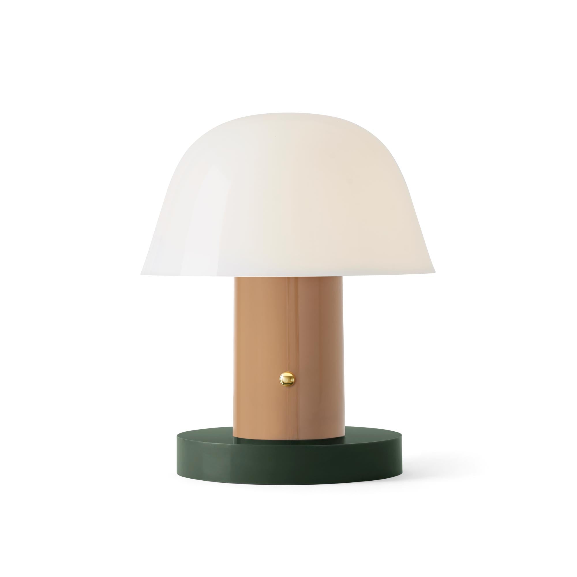 &amp;Tradition - Setago JH27 Akku-Leuchte Indoor &amp; Outdoor | nude & forest