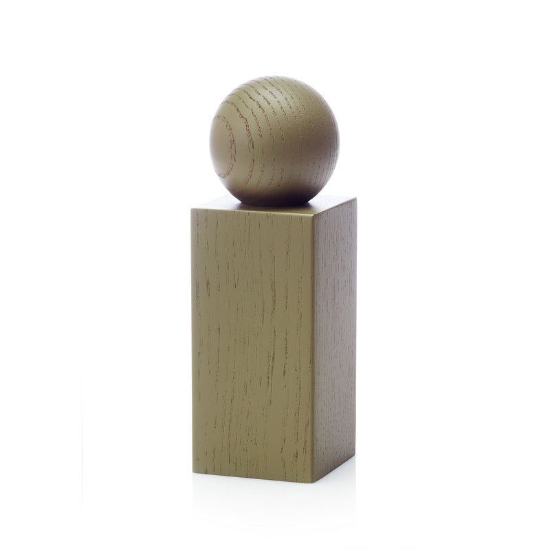 applicata - Twist Gewürzmühle | Eiche olivgrün gebeizt