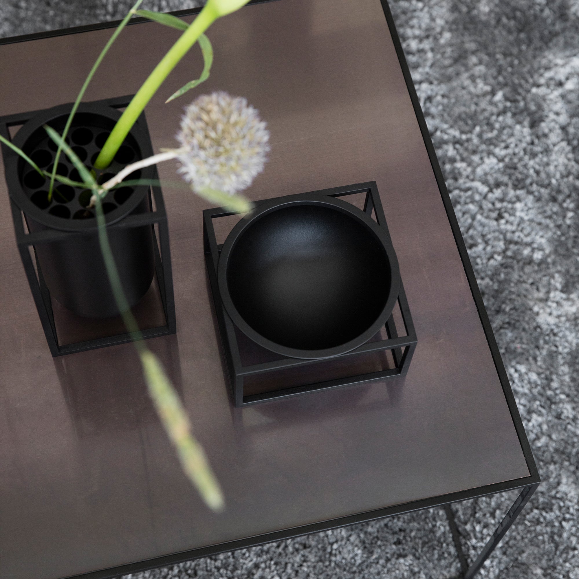 Audo - Kubus Bowl | Kubus Bowl Centerpieces / small / schwarz