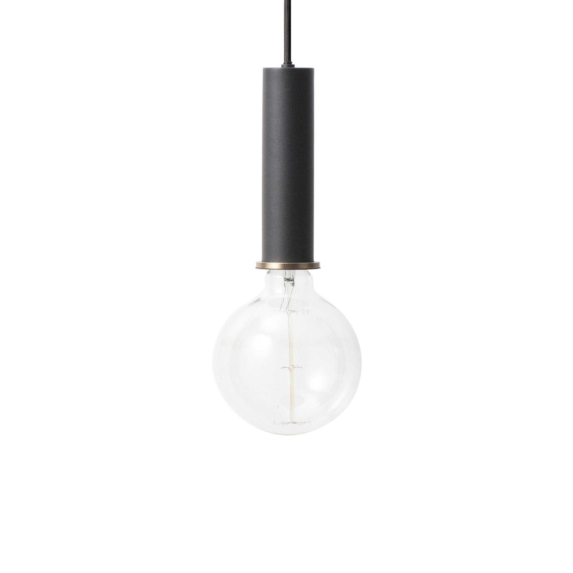 Ferm Living - Socket Pendelleuchte High | hoch / schwarz