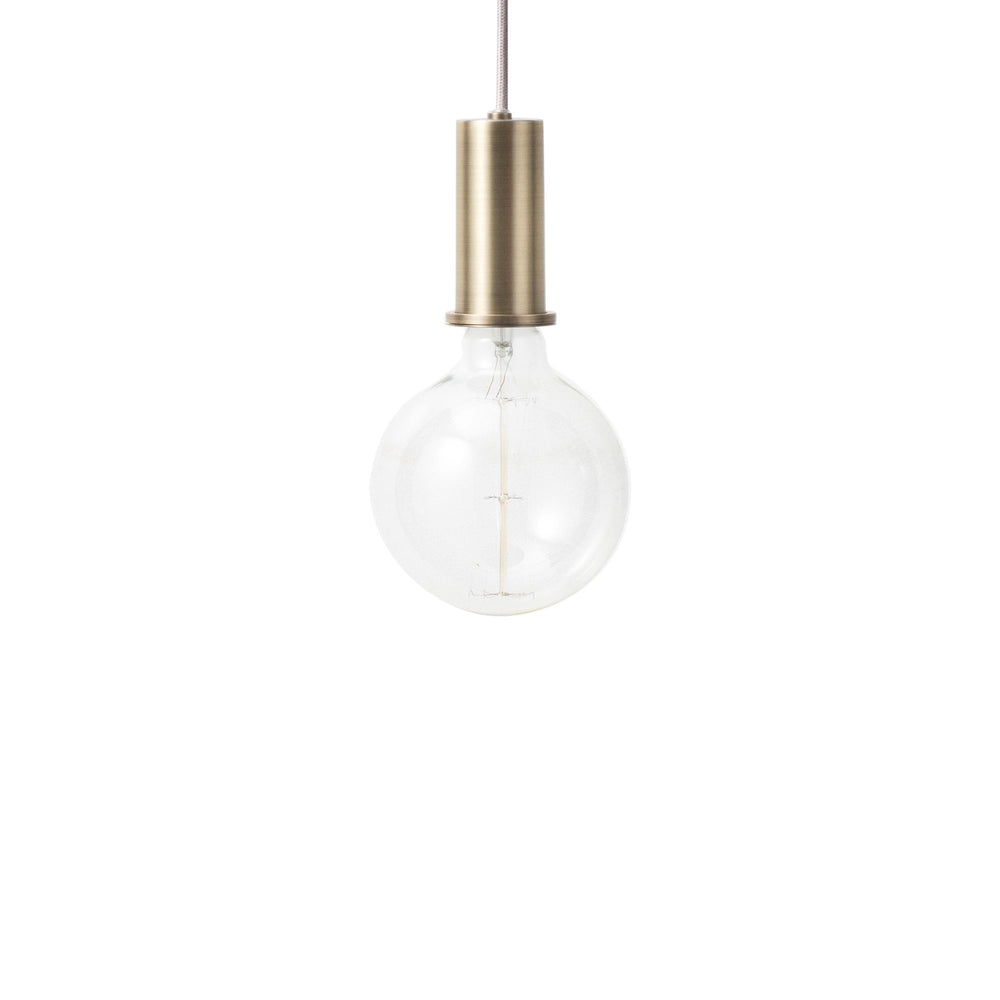 Ferm Living - Socket Pendelleuchte High | niedrig / Messing