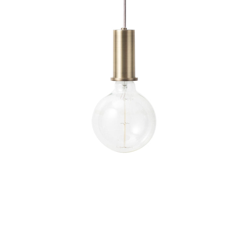 Ferm Living - Socket Pendelleuchte High | niedrig / Messing