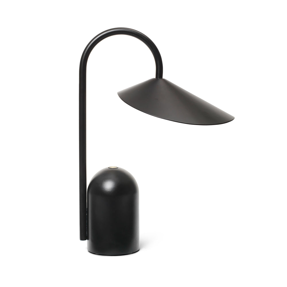 Ferm Living - Arum Akku LED-Tischleuchte | schwarz