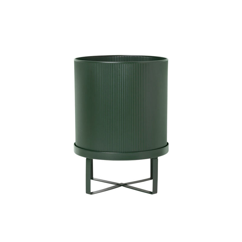 Ferm Living - Bau Pflanztopf | Ø 18 x H 24 cm / dunkelgrün