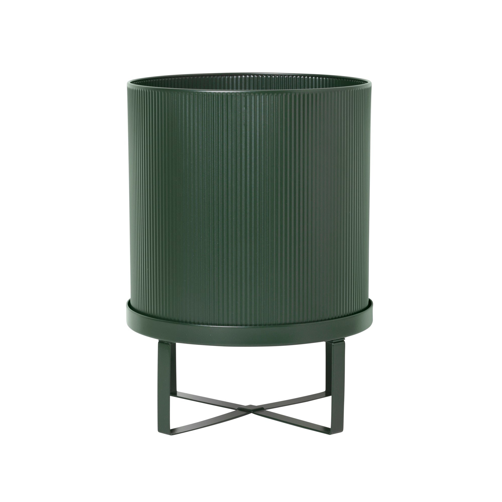 Ferm Living - Bau Pflanztopf | Ø 28 x H 38 cm / dunkelgrün