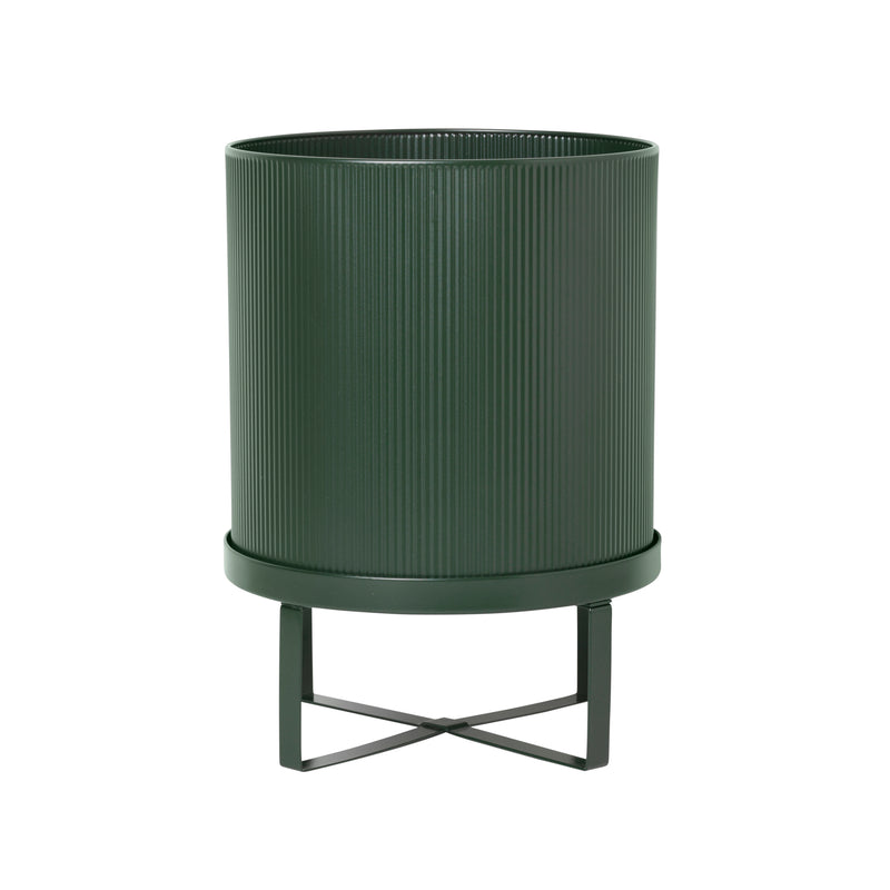Ferm Living - Bau Pflanztopf | Ø 28 x H 38 cm / dunkelgrün