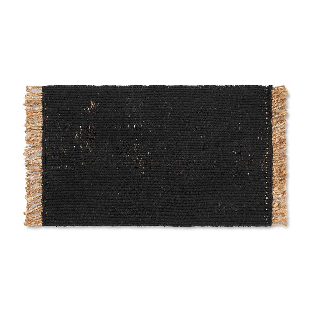 Ferm Living - Block Fußmatte | black/natural