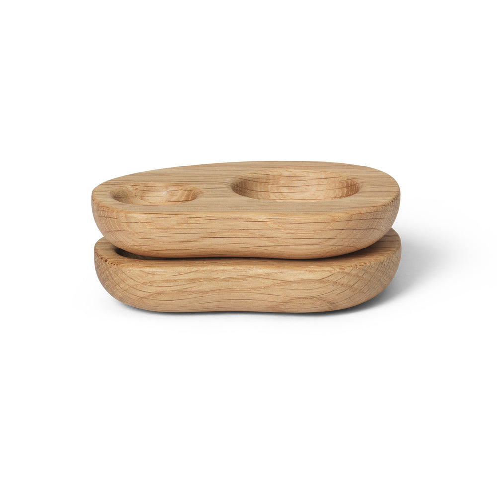 Ferm Living - Cairn Eierbecher | Eiche lackiert