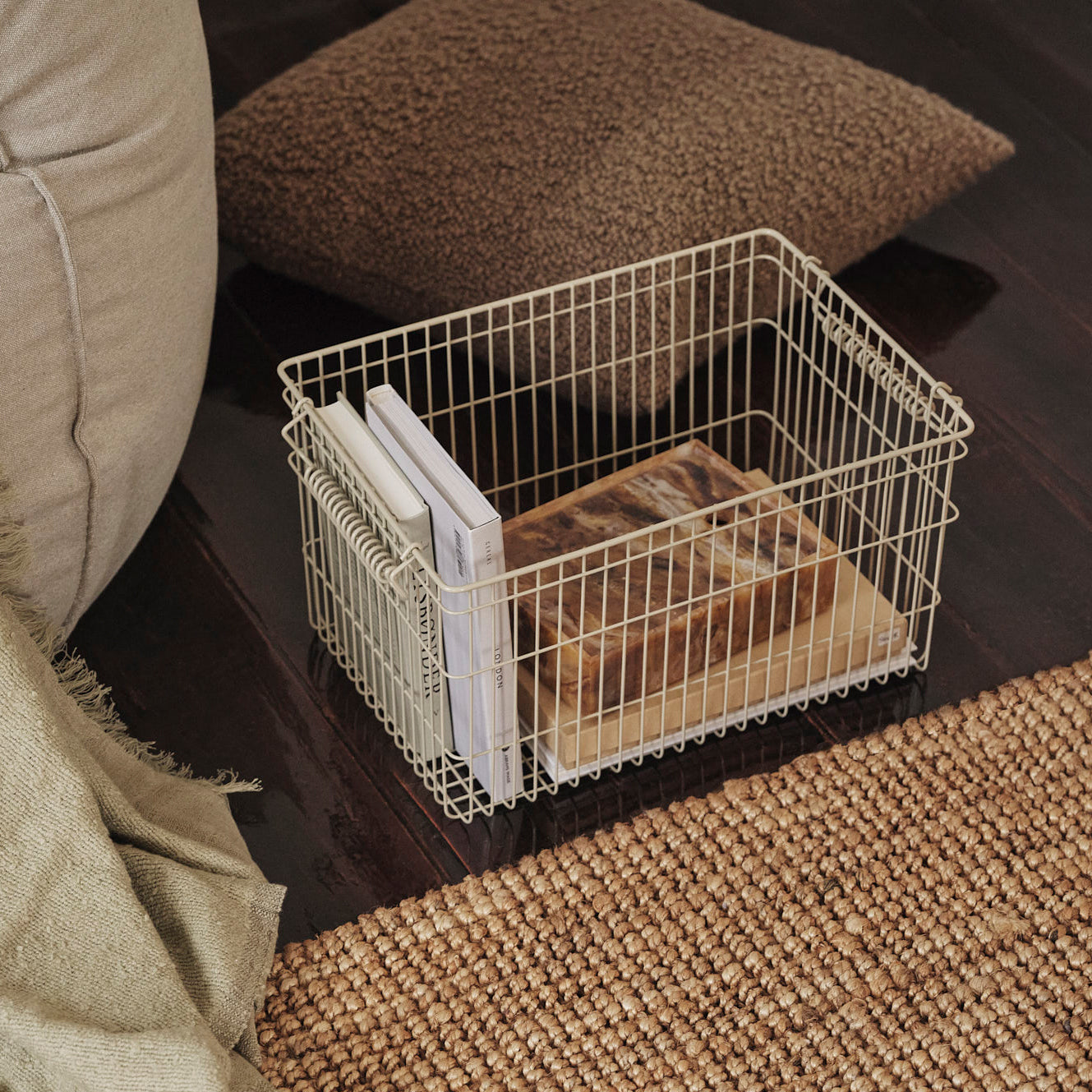 Ferm Living - Cala Stapelbare Körbe | cashmere