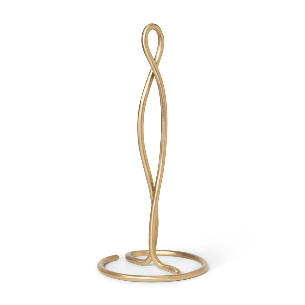 Ferm Living - Curvature Küchenrollenhalter | Messing