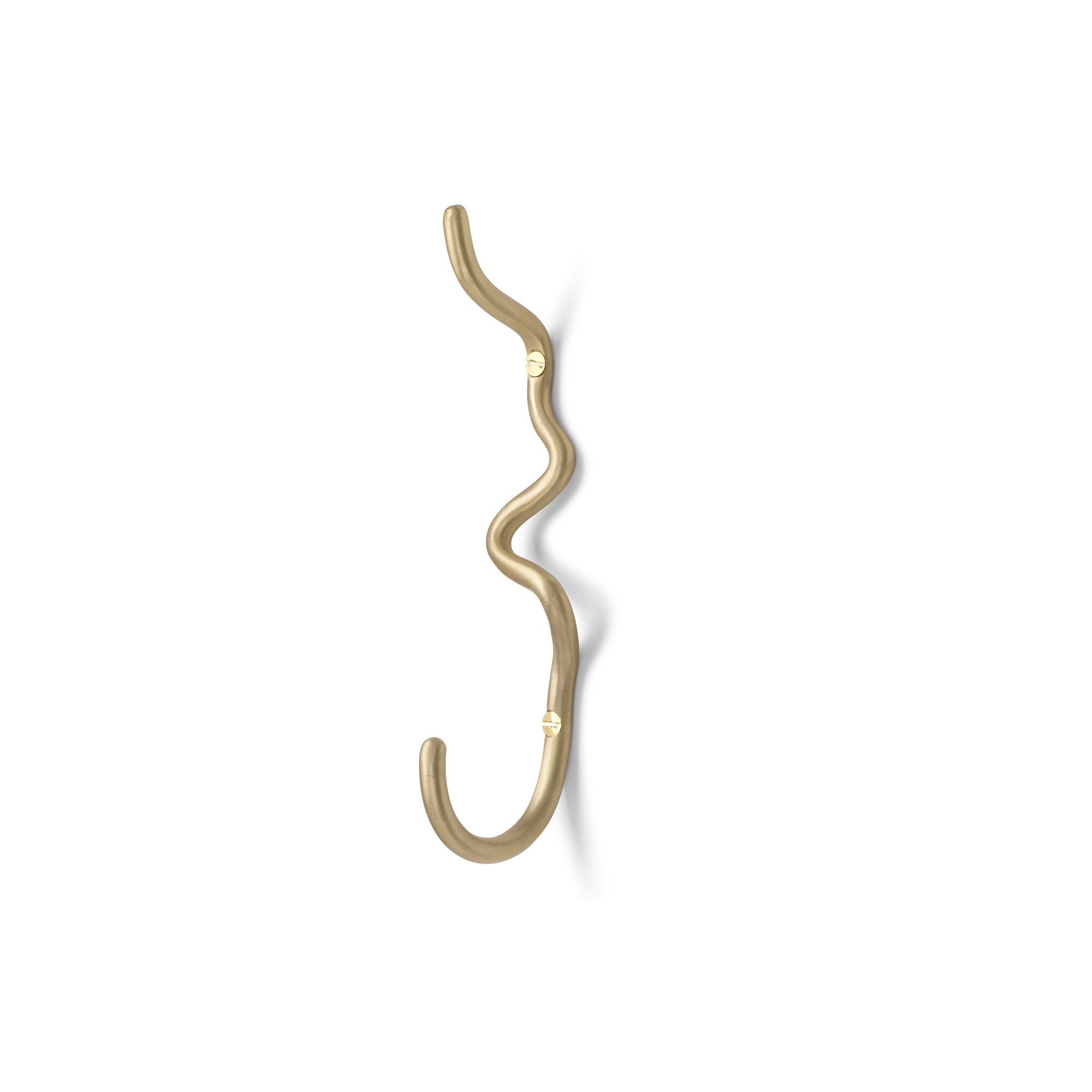 Ferm Living - Curvature Wandhaken | einzeln / Messing