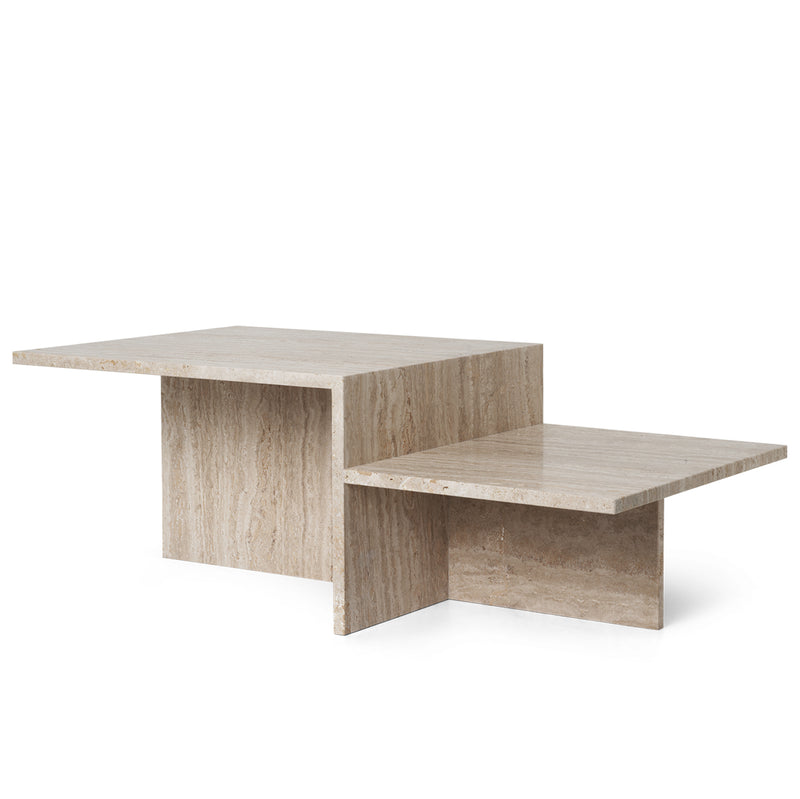 Ferm Living - Distinct Couchtisch | Travertin-Stein