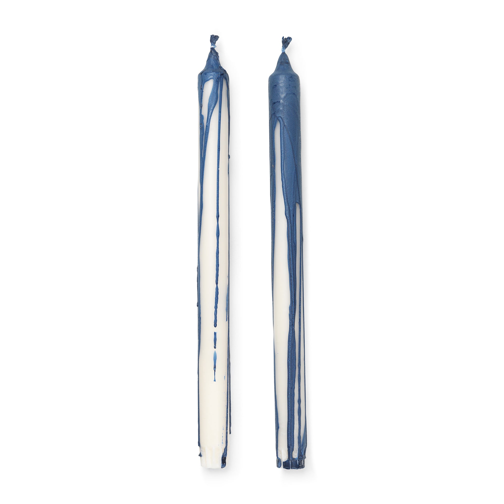 Ferm Living - Dryp Stabkerzen Set | dunkelblau
