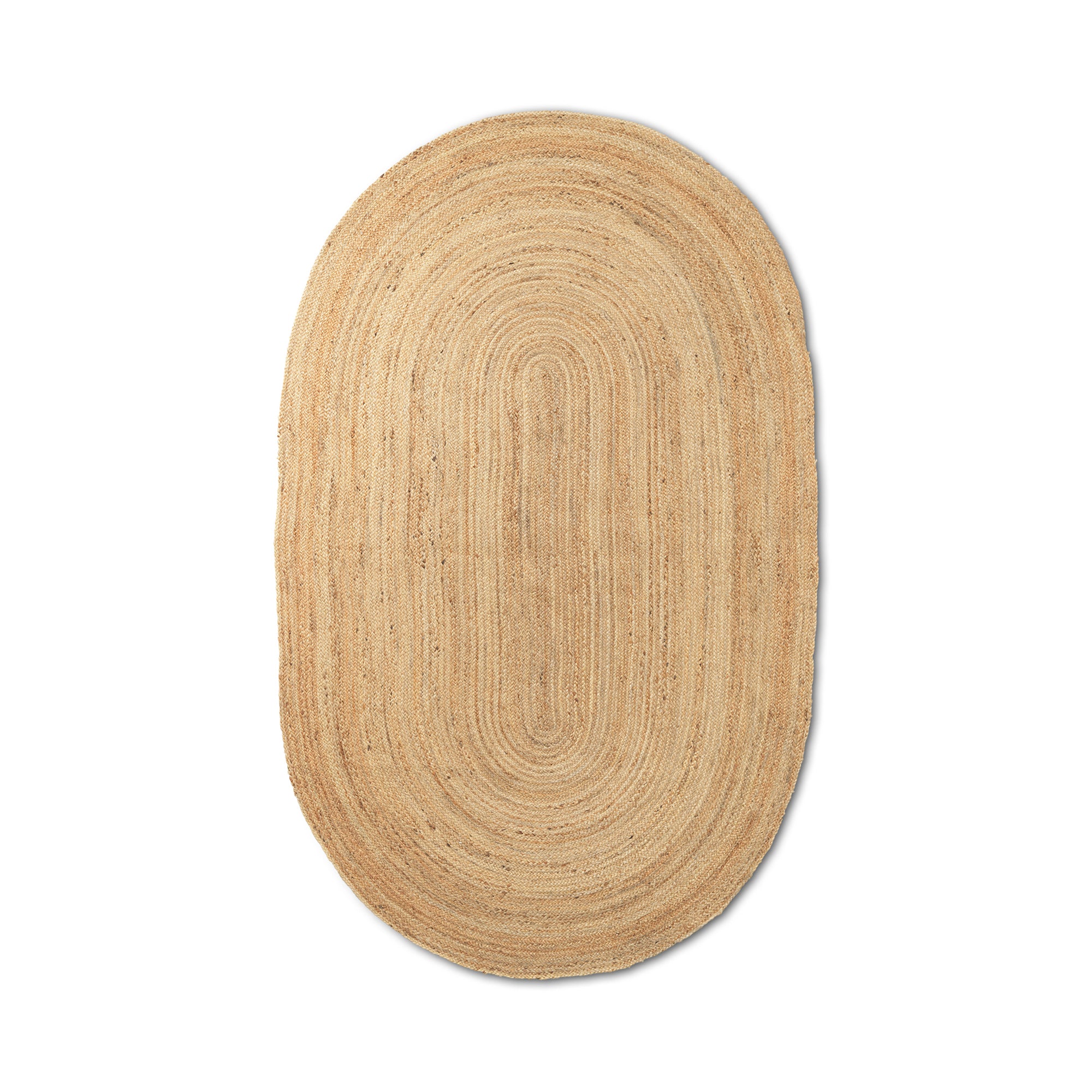 Ferm Living - Eternal Oval Jute Teppich | 140 x 240 cm