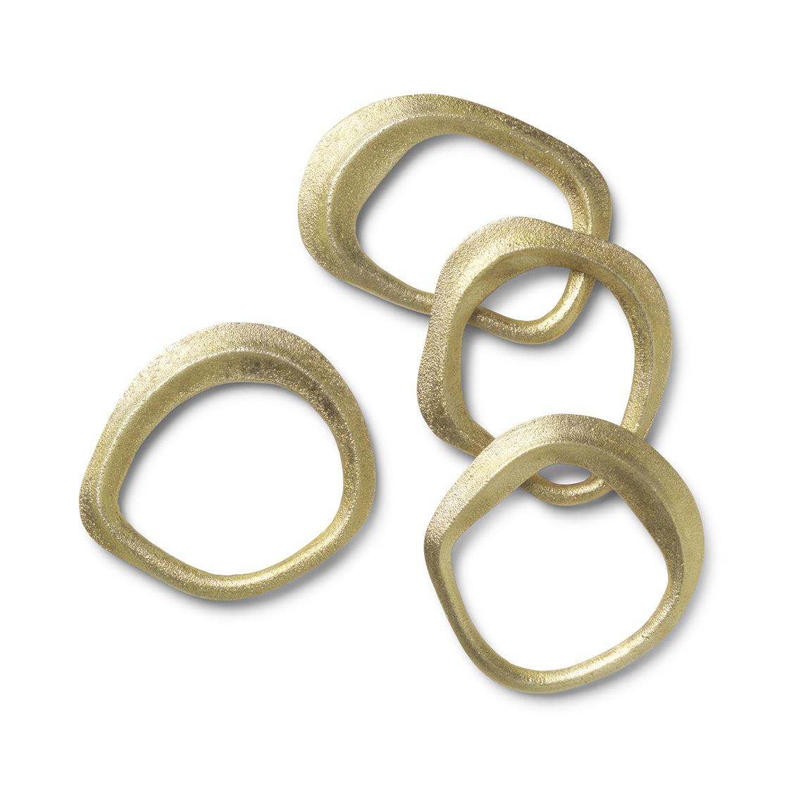 Ferm Living - Flow Serviettenringe | Messing