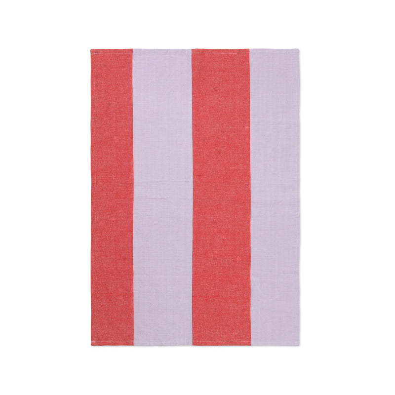 Ferm Living - Hale Geschirrtuch | rot/lila