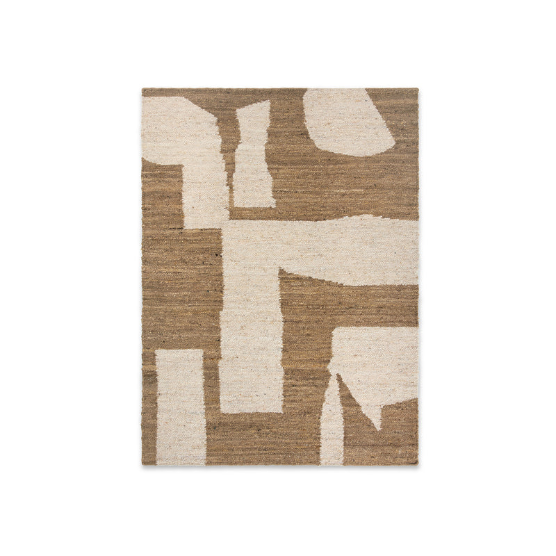 Ferm Living - Piece Teppich | 140 x 200 cm / off-white/toffee