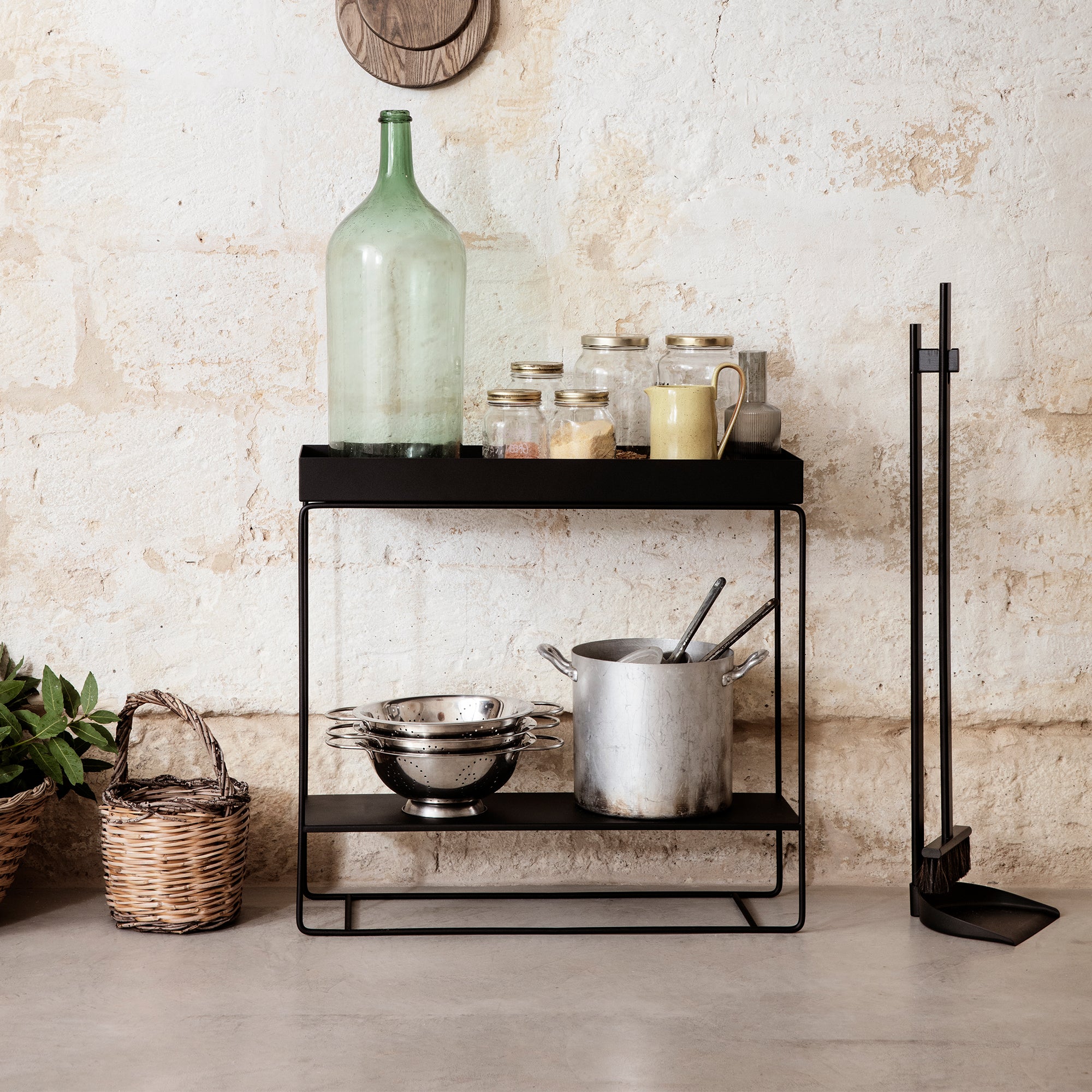 Ferm Living - Plant Box mit 2 Ebenen | schwarz
